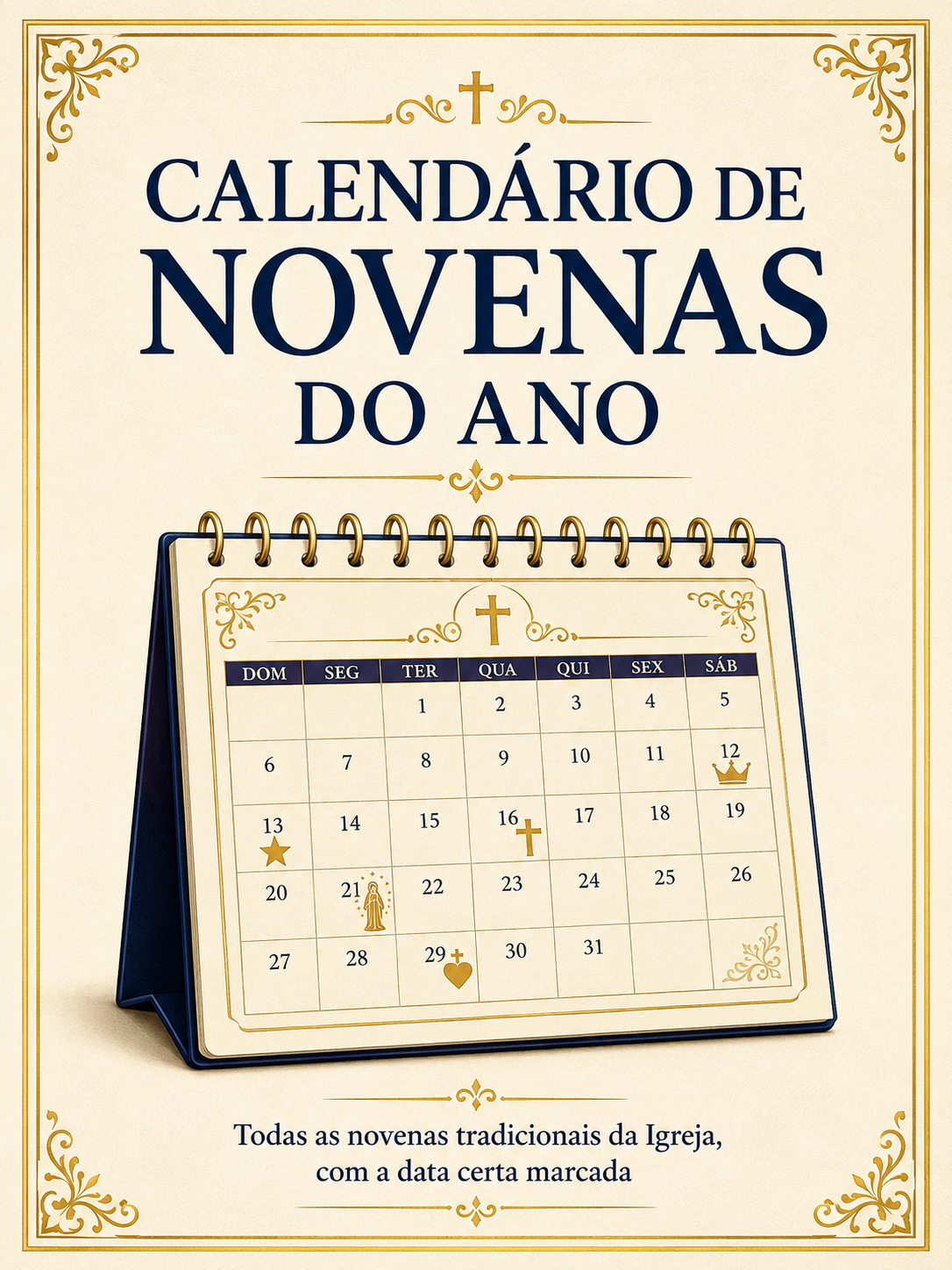 Calendário de Novenas do Ano