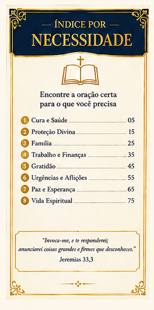 Índice por necessidade